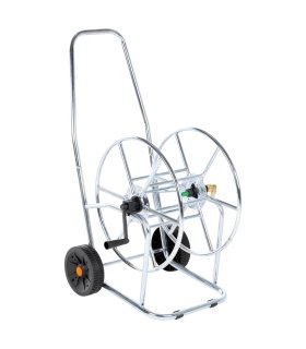 Carrito carrete para manguera de 80 m 3/4" acero
