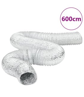 Conducto de ventilación de aluminio 6 m Ø10 cm