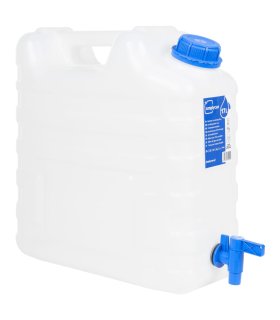 Garrafa de agua con grifo plástico transparente 15 litros