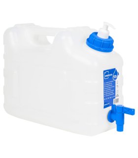 Garrafa de agua con grifo y dispensador de jabón plástico 10 l