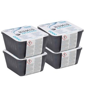 Absorbentes de humedad con bolsas de recambio 4 unidades 450 g