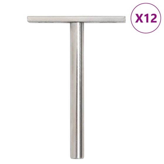 Soportes flotantes para estantes 12uds invisibles acero carbono