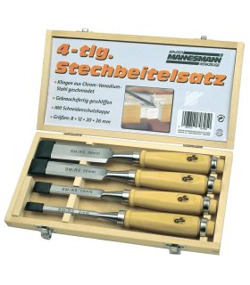 Brüder Mannesmann Set de formones 4 piezas 66104