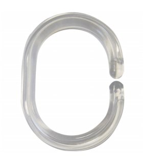RIDDER Anillas para cortina de ducha transparente 49300