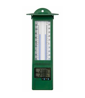 Nature Termómetro digital de exterior temperatura máxima y mínima