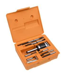 Set de herramientas perforación 15 pzas cabezal 50mm MT3-F1-12