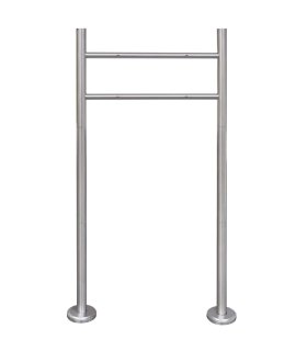 Soporte de acero inoxidable para buzón de exterior