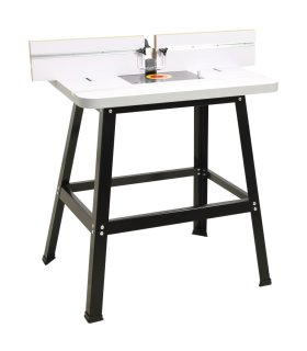 Mesa para fresadora acero y MDF 81x61x88 cm