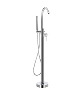 Grifo para bañera de pie acero inoxidable 118,5 cm