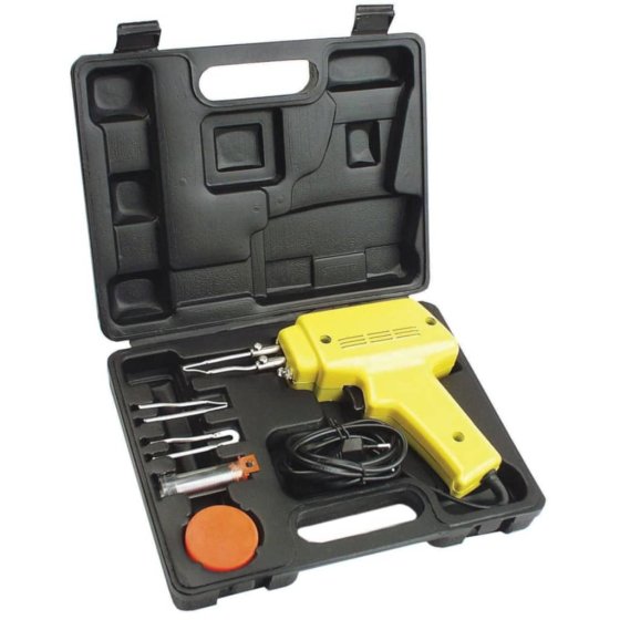 Brüder Mannesmann Juego de pistolas de soldar 6 piezas 100 W 49110