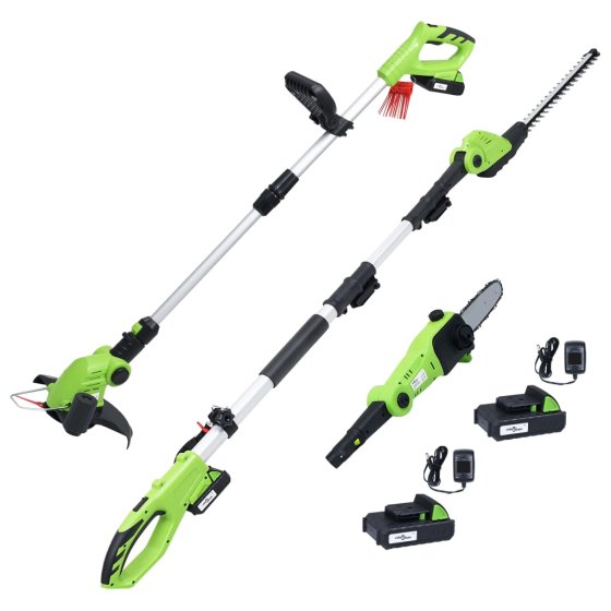Set de herramientas eléctricas de jardín, marca XYZ