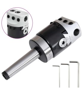 Cabeza perforadora 50 mm vástago perforador MT2 torno fresado