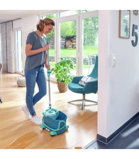 Leifheit Juego de fregona de disco Clean Twist Ergo Mobile
