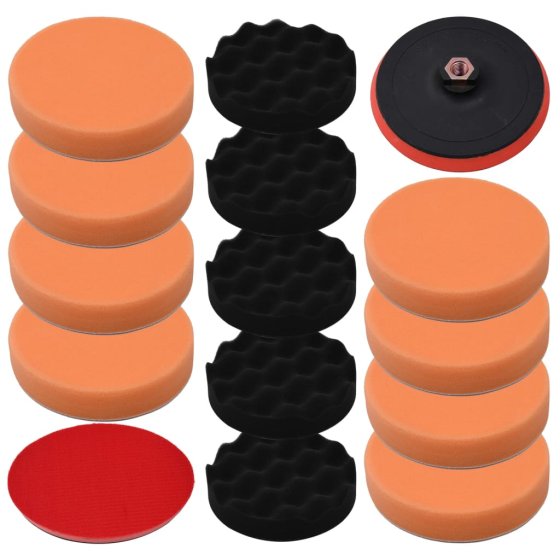 Juego de almohadillas de pulido 14 piezas 150 mm