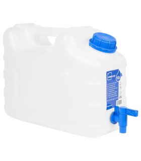 Garrafa de agua con grifo plástico transparente 10 litros