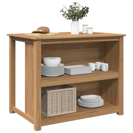 Mueble de cocina Panamá madera maciza pino 112x77x90 cm
