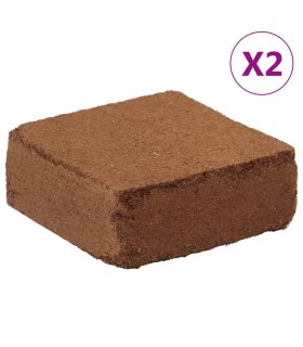 Bloques de fibra de coco 2 uds 5 kg cada uno 10 kg total