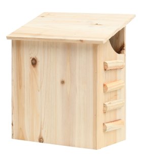 Casa para murciélagos madera maciza de abeto 30x20x38 cm