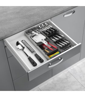 Metaltex Soporte para cubiertos ajustable Unifit