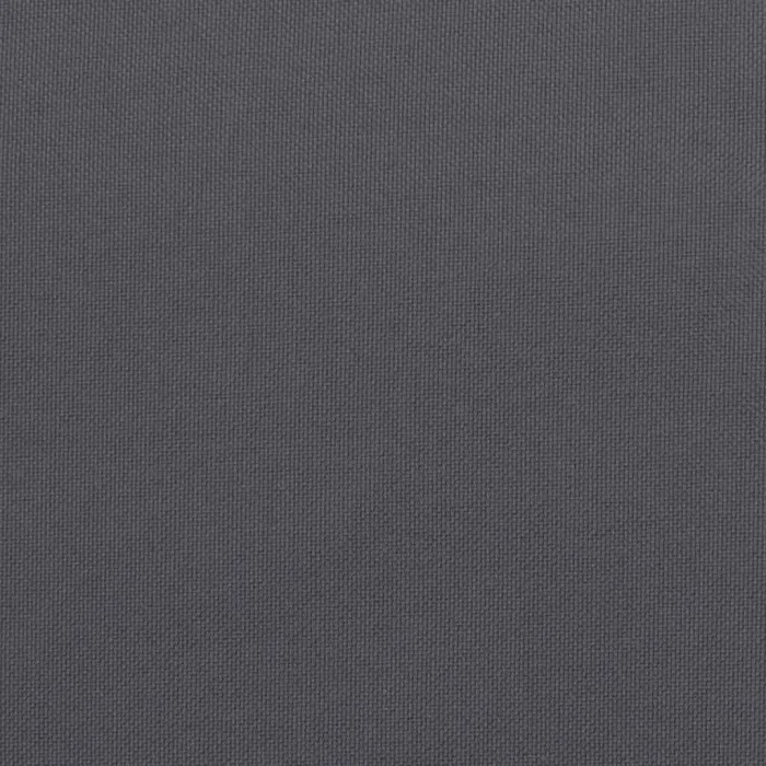 Cojín de banco de jardín tela Oxford antracita 100x(50+50)x7 cm