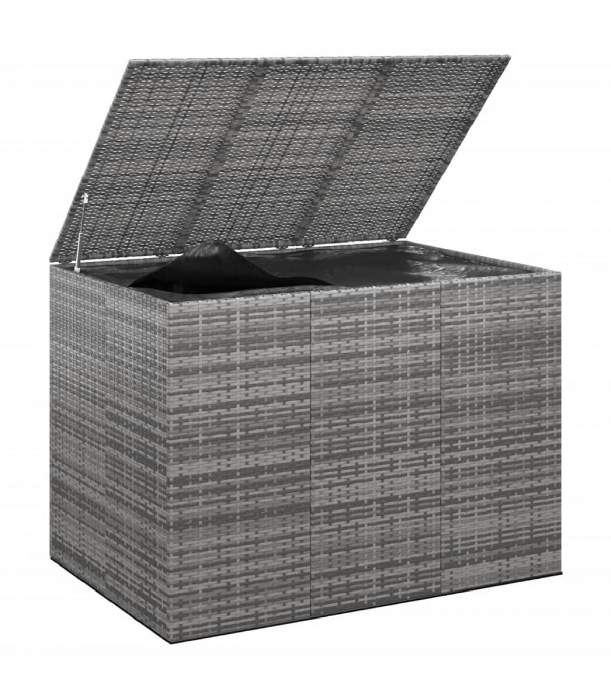 Caja baul para exterior con ruedas Organización Cestos y cajas