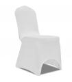 Fundas elásticas para sillas blancas 100 unidades