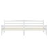 Estructura de cama sin colchón madera maciza de pino 200x200 cm