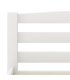 Estructura de cama sin colchón madera maciza de pino 200x200 cm