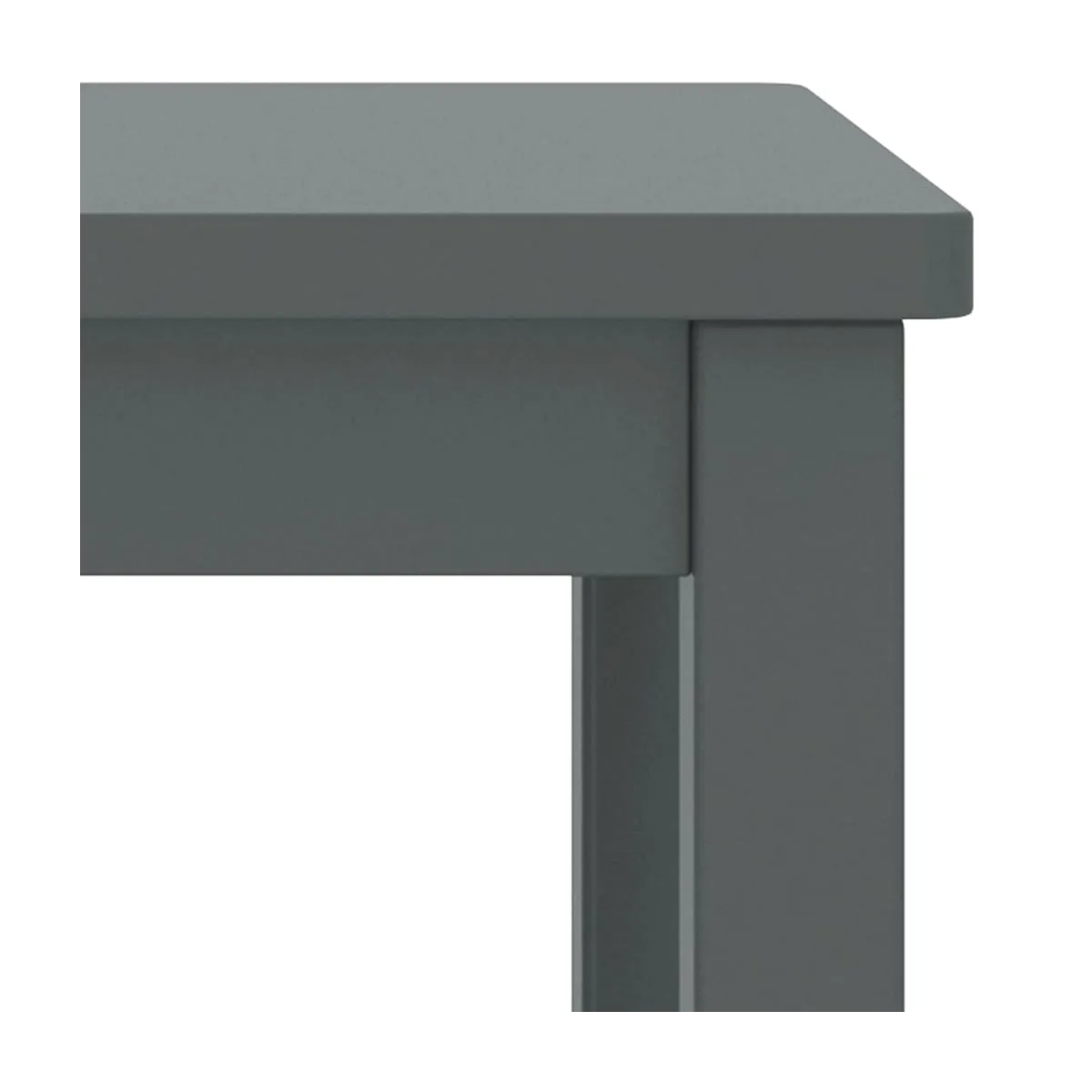 Mesitas de noche madera maciza de pino gris oscuro 35x30x47cm