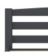 Estructura cama sin colchón madera pino gris oscuro 200x200 cm