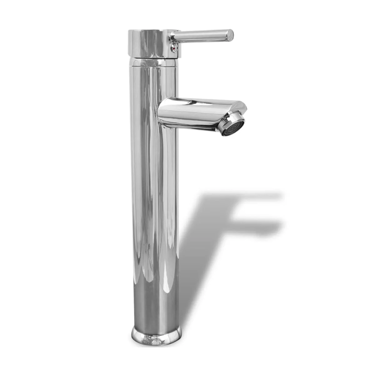 Conjunto de muebles de baño con lavabo y grifo 9 piezas negro