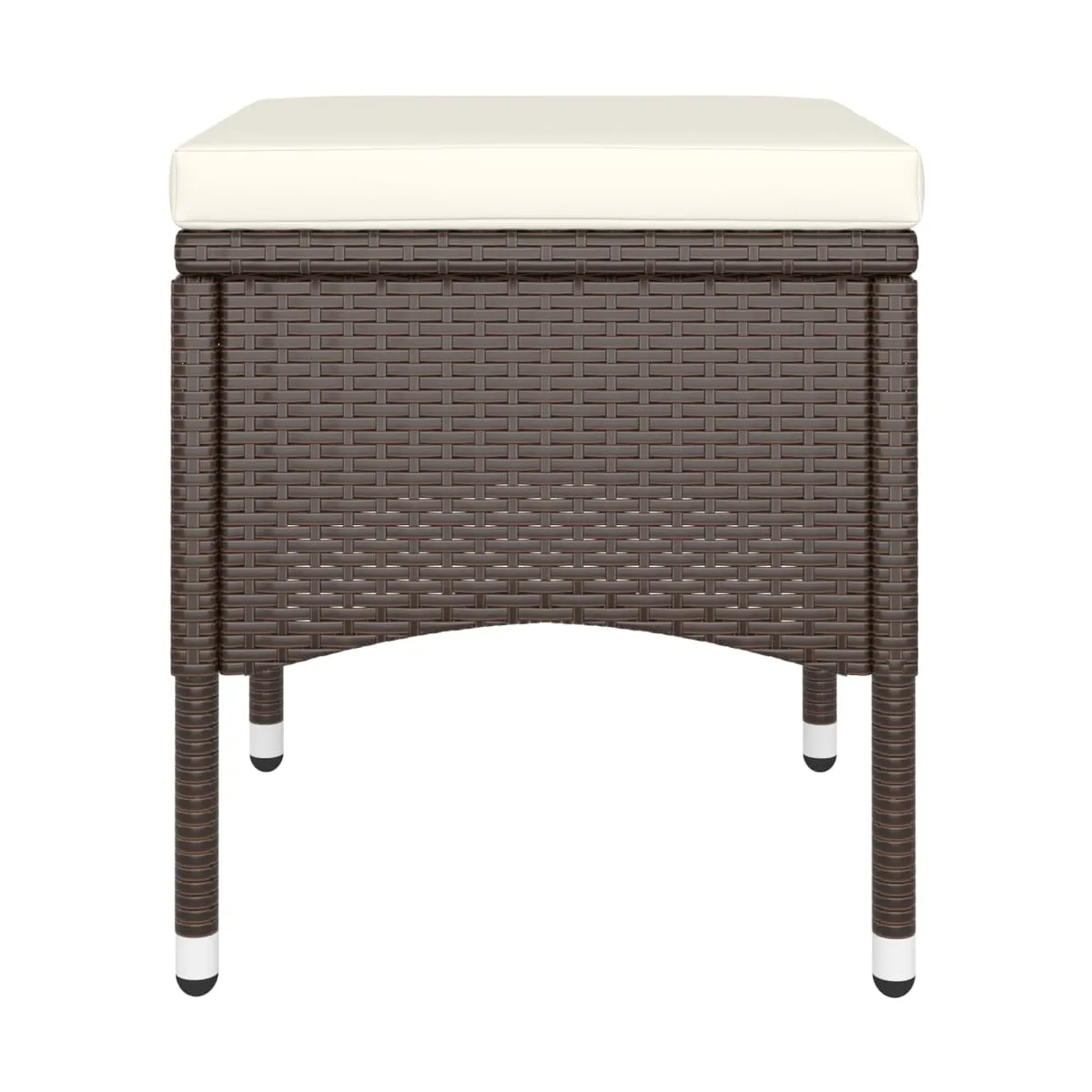 Set de bistró jardín 5 pzas marrón, elegante y cómodo