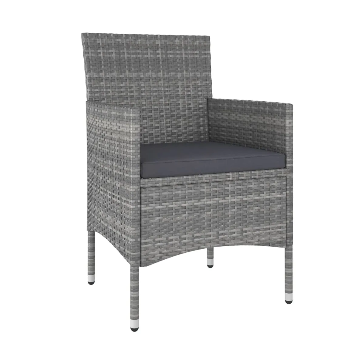 Juego de muebles de jardín 5 piezas ratán sintético