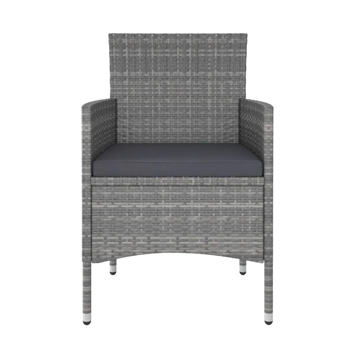 Juego de muebles de jardín 5 piezas ratán sintético