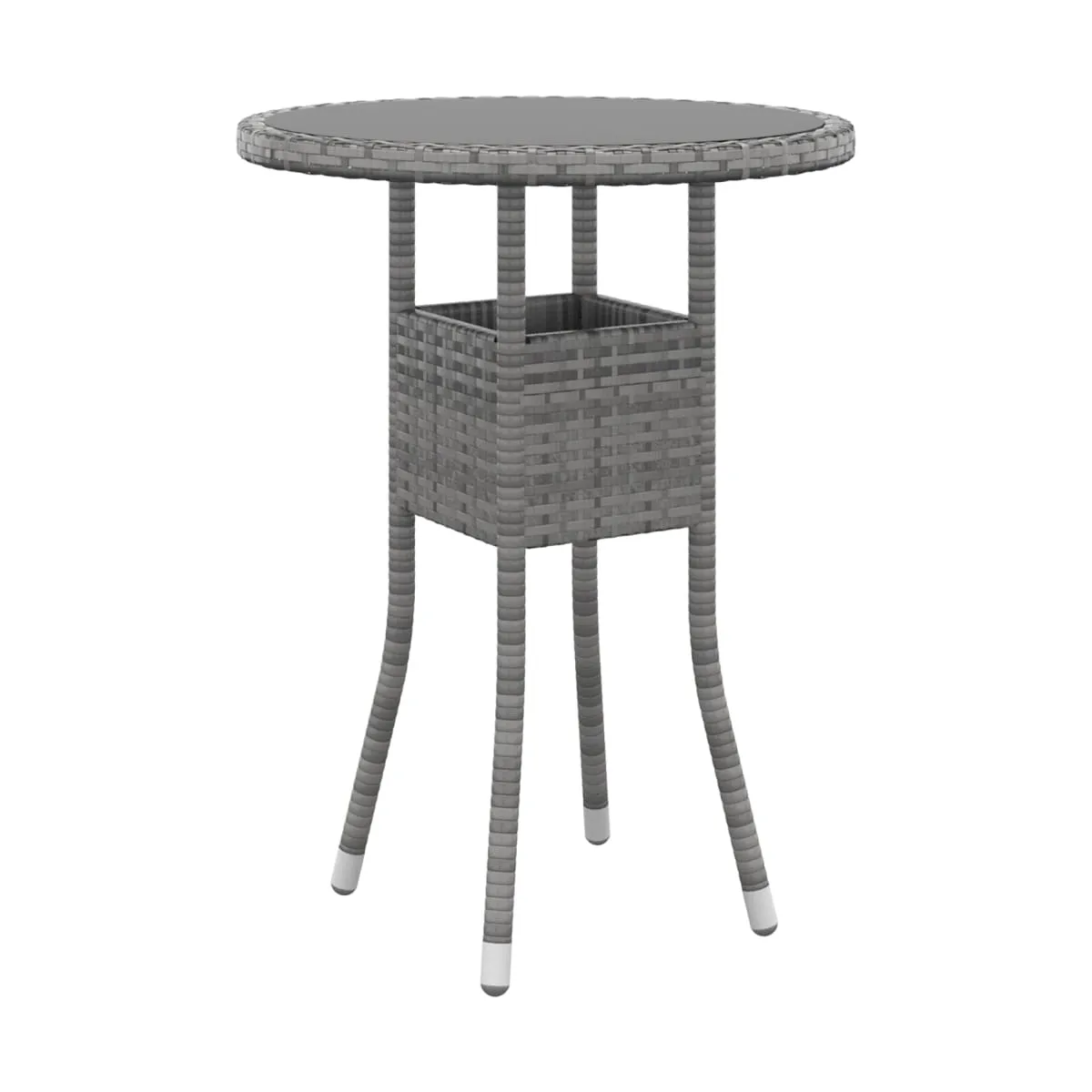 Juego de muebles de jardín 5 piezas ratán sintético