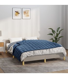 Manta con peso azul 122x183 cm 5 kg - Relax
