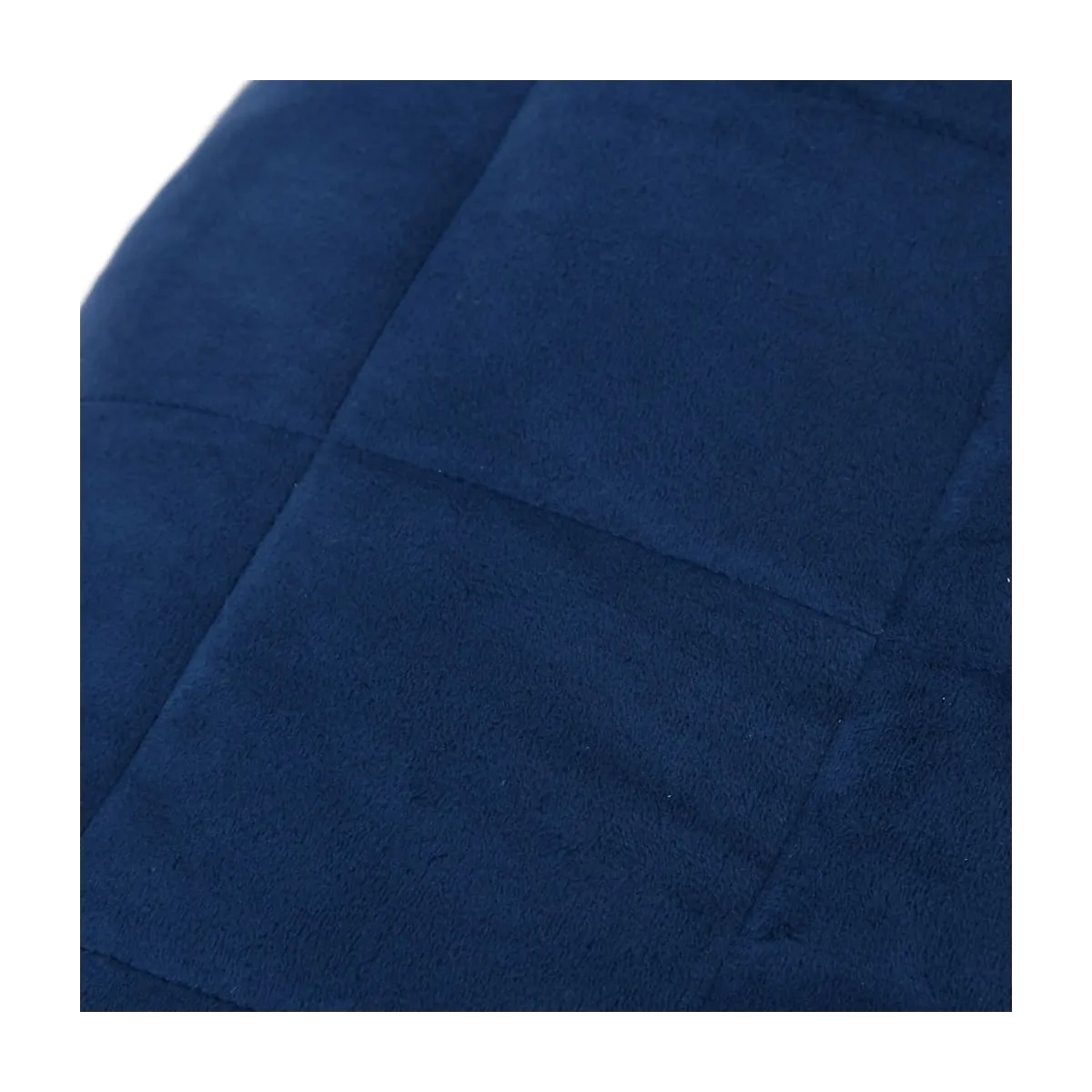 Manta con peso tela azul 200x230 cm 9 kg