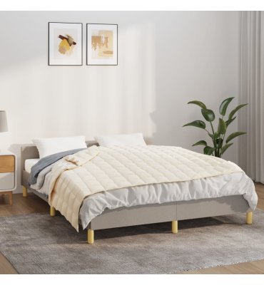 Manta con peso tela color crema claro 122x183 cm 9 kg
