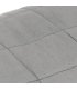 Manta con peso tela gris 200x230 cm 13 kg
