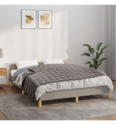 Manta con peso tela gris 137x200 cm 6 kg