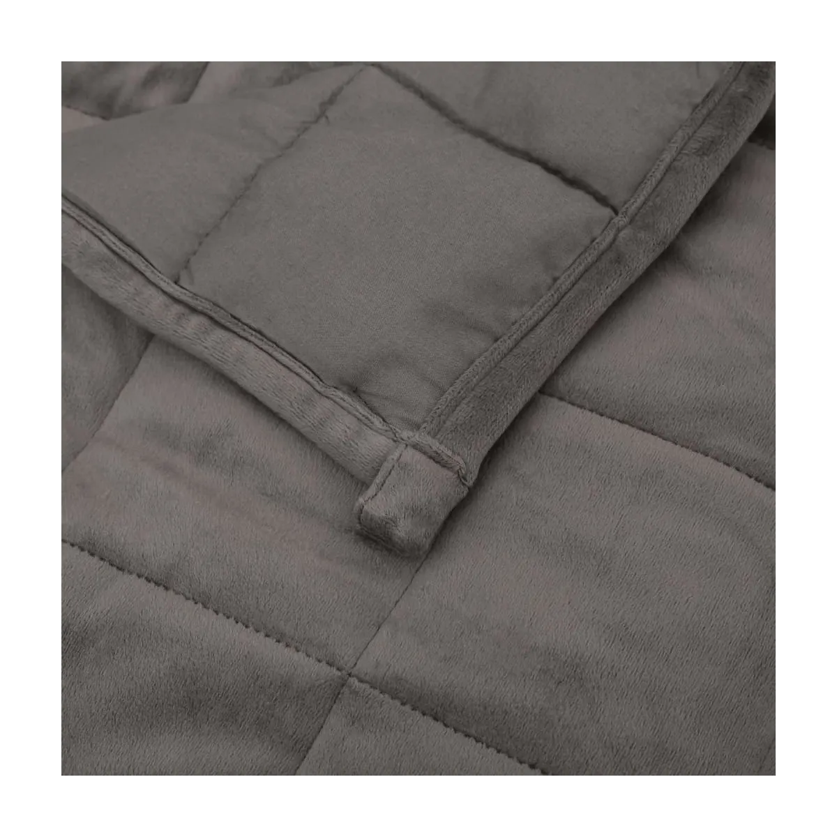 Manta con peso tela gris 137x200 cm 6 kg