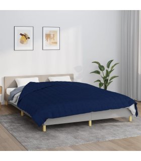 Manta con peso tela azul 220x230 cm 11 kg