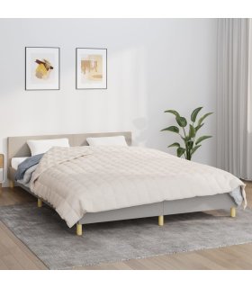 Manta con peso tela color crema claro 200x230 cm 13 kg