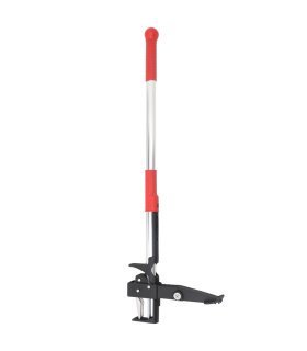 Eliminador de mala hierba aluminio anodizado rojo plata 99,5 cm