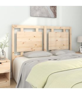 Cabecero de cama madera maciza de pino 140,5x4x100 cm