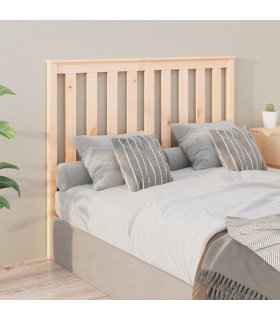 Cabecero de cama madera maciza de pino 141x6x101 cm