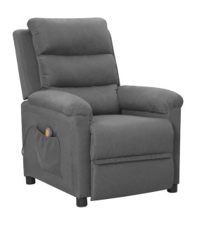 Sillón de masaje tela gris claro
