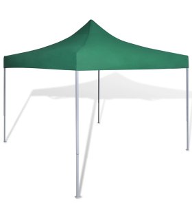 Cenador plegable verde 3x3 m