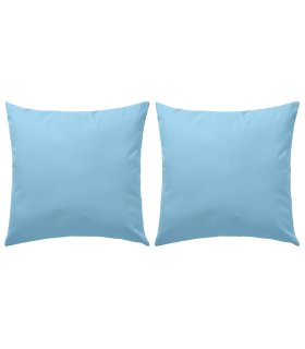 Cojines para exteriores 2 unidades 45x45 cm azul claro