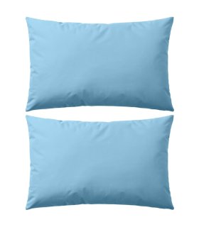 Cojines para exteriores 60x40 cm azul claro 2 unidades
